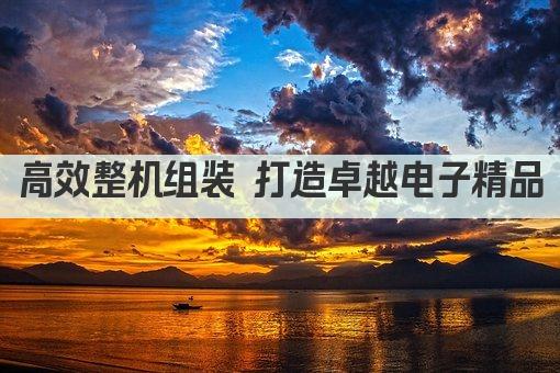 高效整机组装 打造卓越电子精品