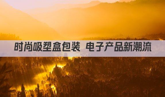 时尚吸塑盒包装 电子产品新潮流